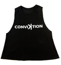 ConviKtion Women’s Essentials Crop Tank- Black