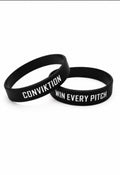 ConviKtion- Win Every Pitch Performance Rubber Wristband