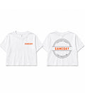 Gameday "Watch Me" Cropped Tee- Orange Logo